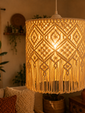 Hand-Knotted Diamond Fringe Chandelier