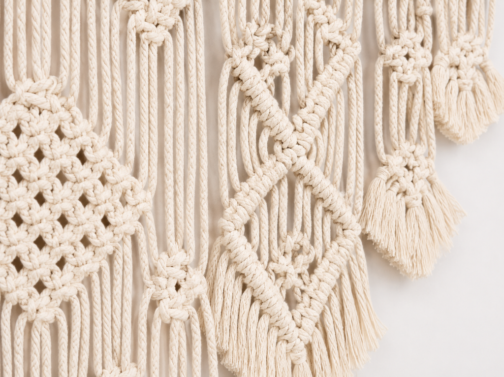 Chevron Wall Hanging – Boho V-Shaped Statement Tapestry