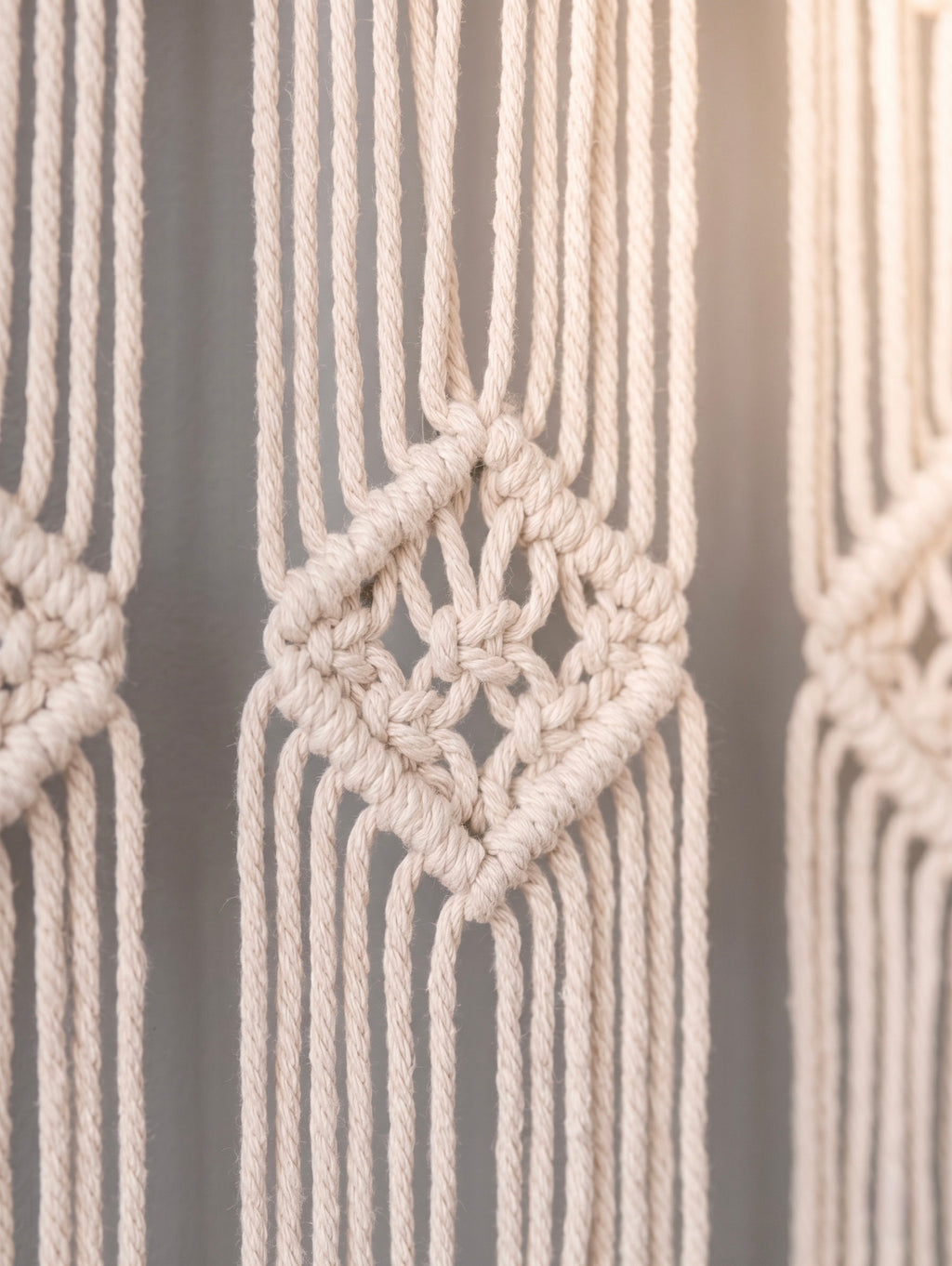 Boho Macrame Curtain & Room Divider