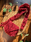 Macrame Shoulder Bag with Wide Strap