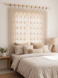 Boho Macrame Curtain & Room Divider