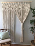 Chevron Macrame Door & Window Curtain